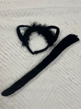 Halloween dress Up Girls' Glitter Black Cat Costume Accessory Kit
